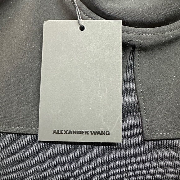 Alexander Wang Corset Bustier Mini Dress NWT Size 2 Black Bodycon Cocktail Party - Picture 9 of 13